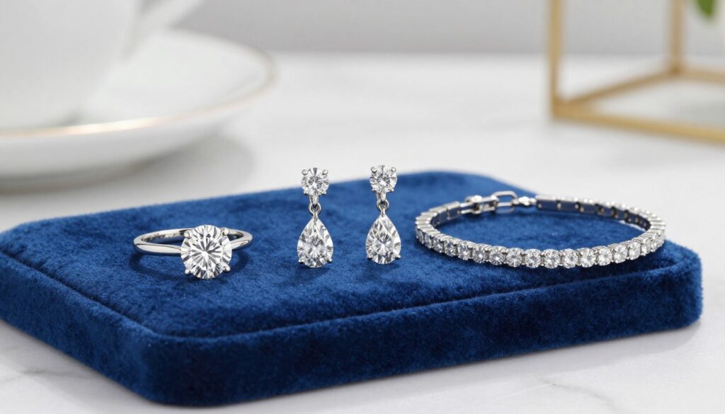 clean diamond jewellery