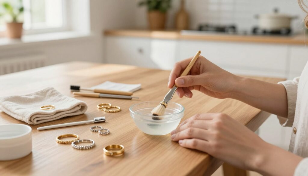 cleaning jewelry at home