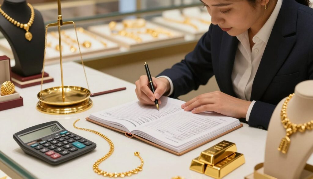 making charges calculation and gold wastage charges